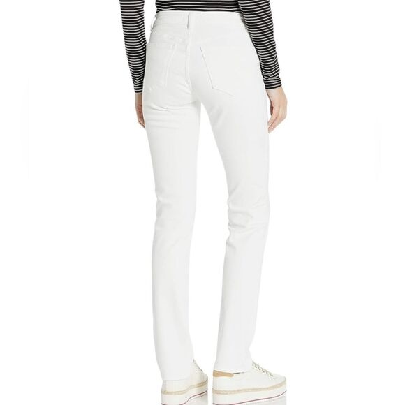 DL 1961 Midrise Curvy Straight white jeans size 29 - Picture 2 of 12